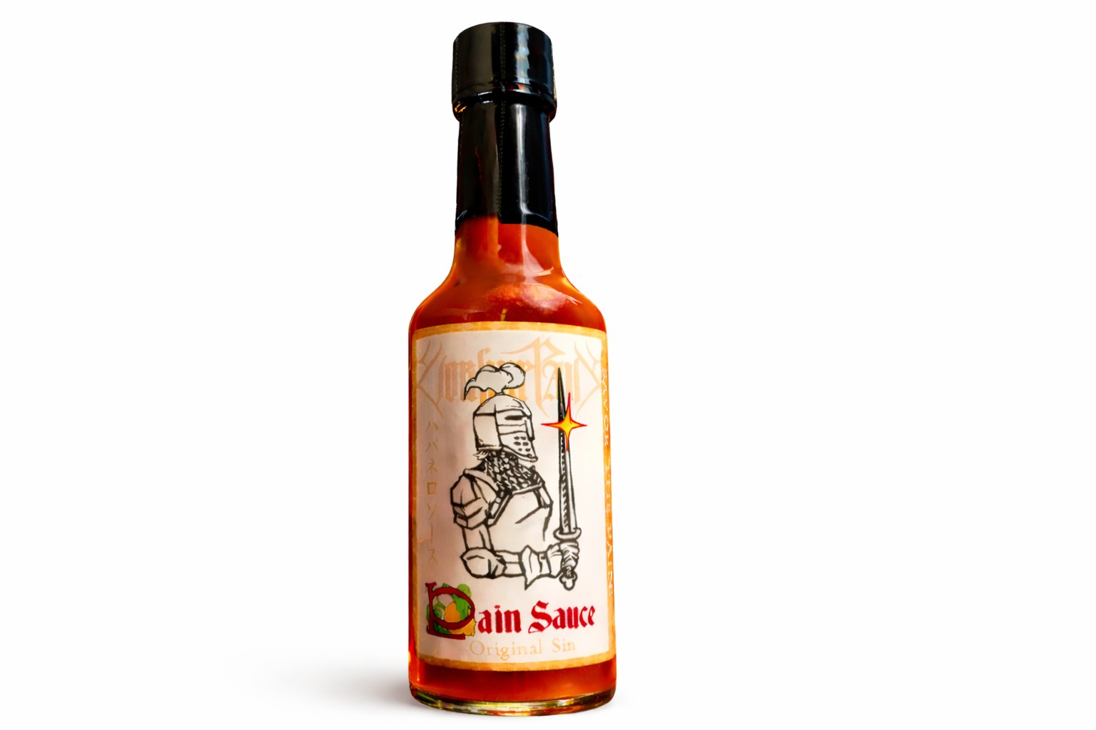 Original Sin Pain Sauce — Habanebros x Worship Pain fermented habanero hot sauce