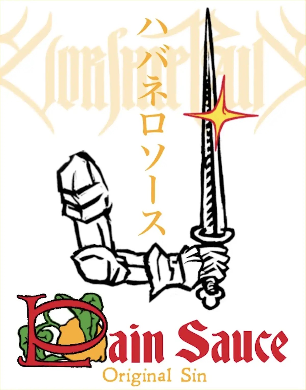 Original Sin Pain Sauce bottle by Habanebros x Worship Pain