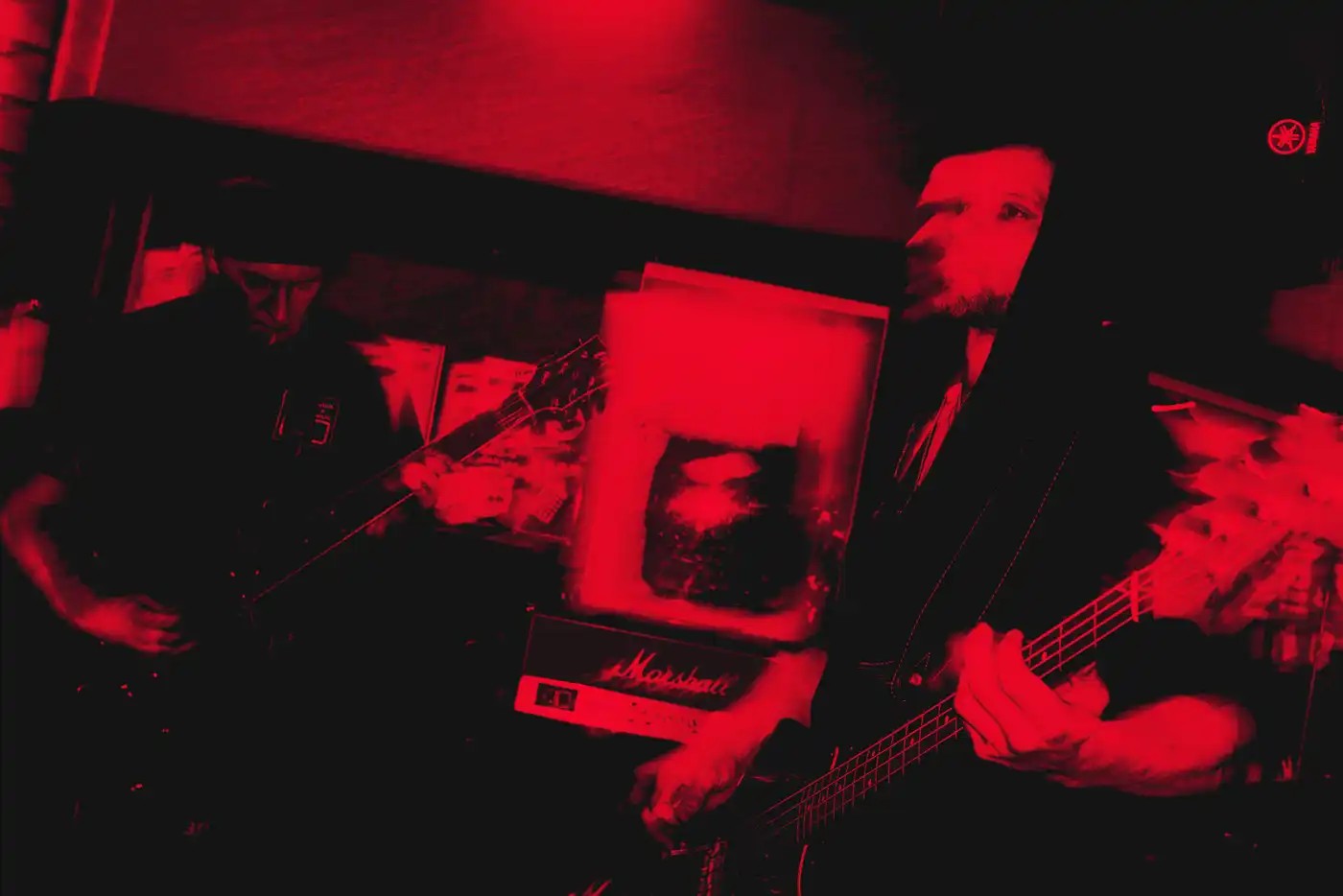 Worship Pain members inside a studio